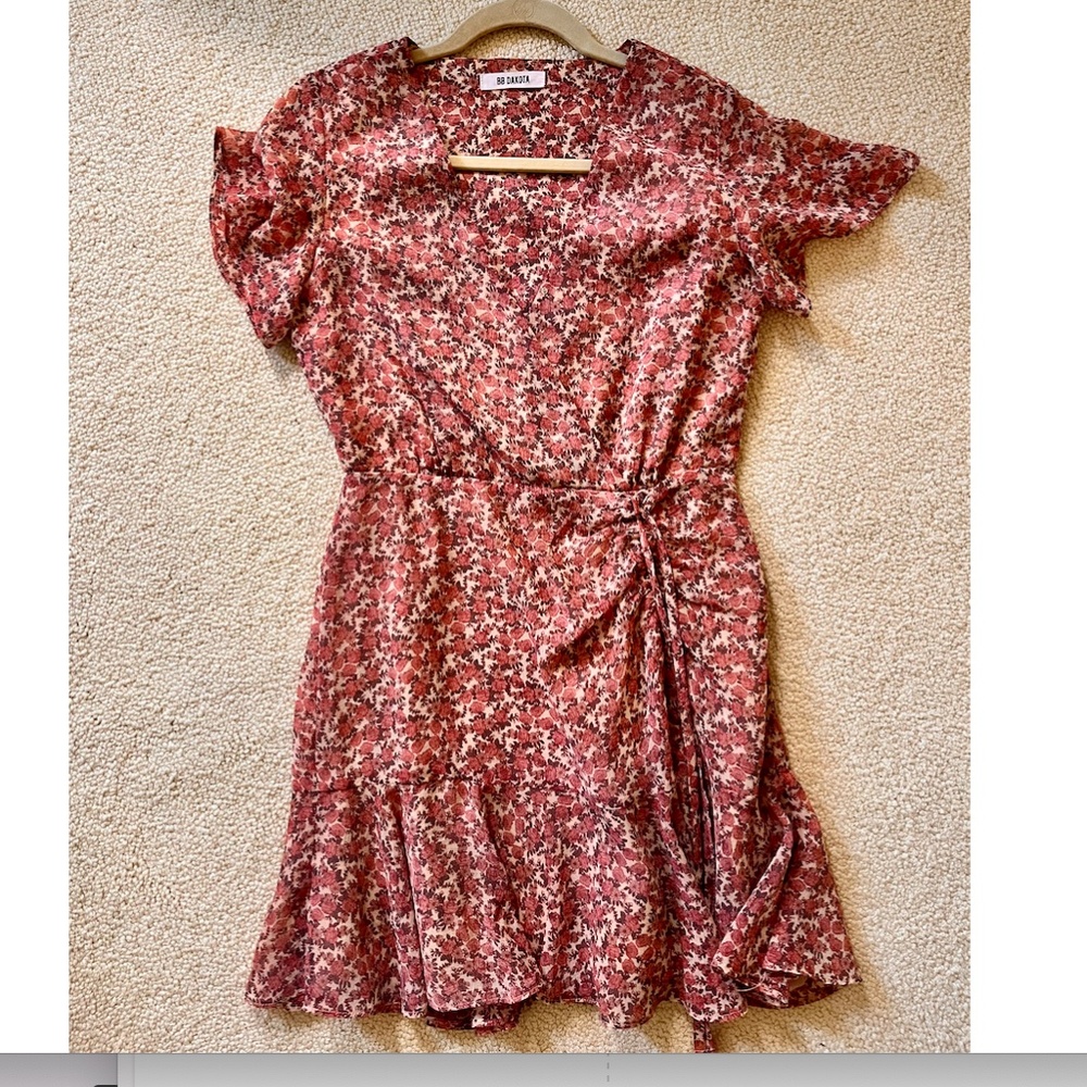 BB Dakota  Mini Floral Sundress, Size Small